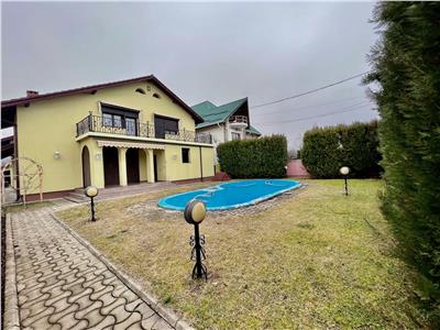 Vila de lux S+P+1E, 7 camere, piscina, zona Muscel, Campina