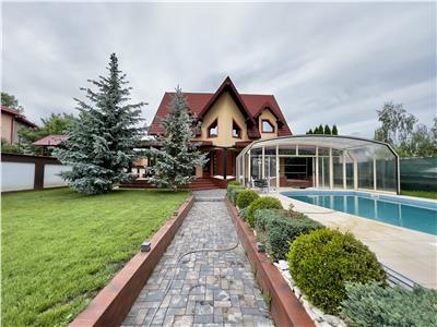 Vila de lux cu piscina, 4 camere, Bucov parc, langa Ploiesti