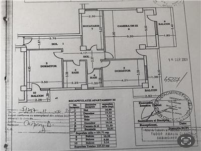 Vanzare apartament 3 camere, bloc 2010, Ploiesti, zona centrala