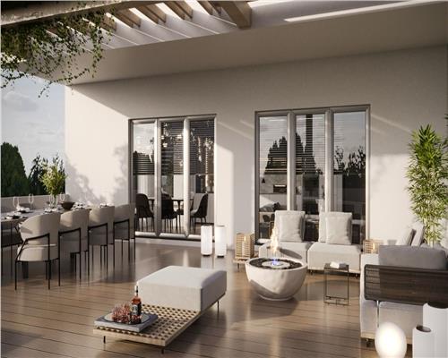 Penthouse 4 camere de lux, terasa 76 mp, zona Nord Albert, Ploiesti