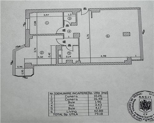 Vanzare apartament 3 camere, Ploiesti, ultracentral, centrala proprie