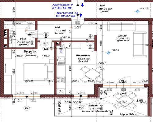 Vanzare apartament 2 camere premium, bloc nou, Ploiesti, zona Albert