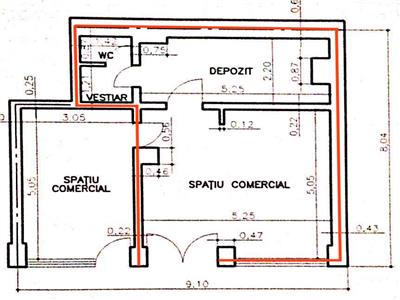 Spatiu comercial, imbunatatiri, zona cu vad, Republicii, Ploiesti